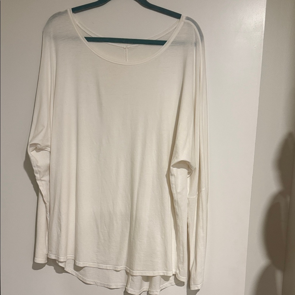 Lululemon Women's White Long Sleeve Top